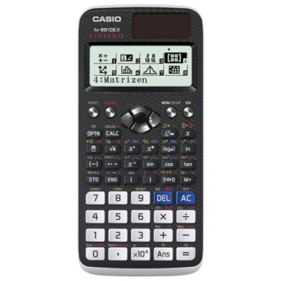 Bild av Casio FX 991DE x Kalkylator, Svart, 16.6 7.7 1.1 cm