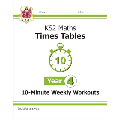 Bild av KS2 Year 4 Maths Times Tables 10 Minute Weekly Workouts