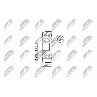 Bild av NTY NPW VV 004 Flector De Transmission arrière 78, 78 VOLVO: XC90 I, V70 2