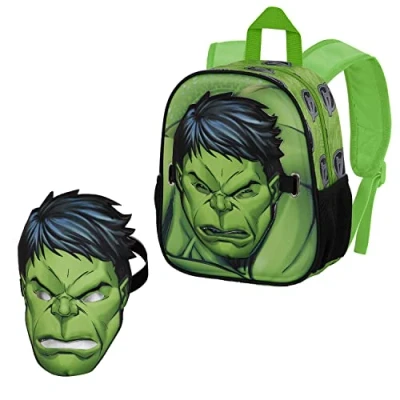 Bild av Hulk grön styrka Mask ryggsäck, grön, Svart, En storlek, ryggsäck