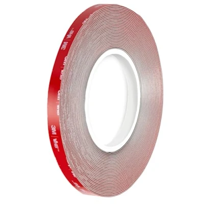 Bild av Dpm tapes 3M VHB LSE110 dubbelhäftande tejp i akrylskum, översta sortimentet, hårda ytor vattentålig, höga och låga temperaturer, vibrationer stötar bil, hem, sport (9 mm x 3 m)
