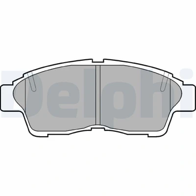 Bild av DELPHI LP789 Jeu de plaquettes frein avec indicateur d&#039;usure sans tôle anti bruit accessoires TOYOTA: Camry IV Berline, RAV4 I SUV