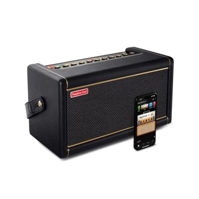 Bild av Positive Grid Spark 2 50W smart gitarrövningsförstärkare och Bluetooth högtalare med inbyggd looper, AI funktioner app för el , akustik basgitarr