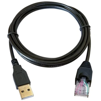 Bild av DSD TECH SH RJ50A USB till RJ50 10PIN kabel för APC UPS enheter motsvarande AP9827 (1,8 m/6FT)