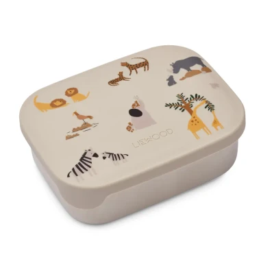 Bild av Liewood Arthur Lunchbox Unisex Matlåda för barn, Storlek: One Size, All together/sandy