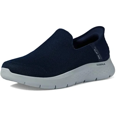 Bild av Skechers herr Gowalk Flex handsfree slip ins atletisk on vardaglig promenadsko, Marinblått Xsp, 10.5 X Wide