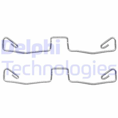 Bild av DELPHI LX0448 Kit d&#039;accessoires, plaquette de frein à disque AUDI: A6 C5 Berline, Avant, Allroad