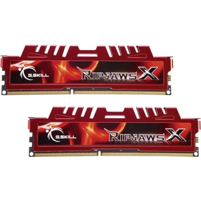 Bild av G.SKILL RipjawsX FBA_F3 12800CL10D 16GBXL DDR3 RAM minne, Röd, 8 GB x 2 stycken