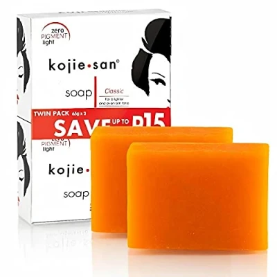 Bild av Kojie San 2 Luminous Soaps of 65g, Genuine and Original Soap with Kojic Acid (2 : 2x65g)