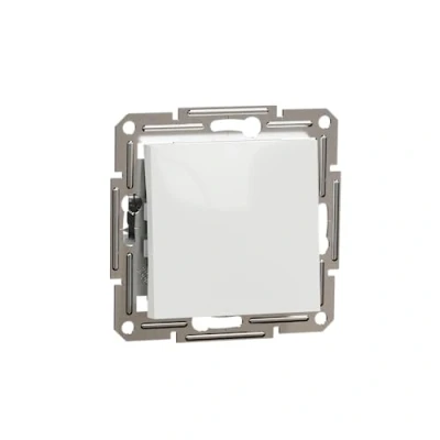 Bild av Schneider Electric Asfora EPH0770121D knapp 1 vägs 10 A 250 V, infällda, skruvklämmor, vit