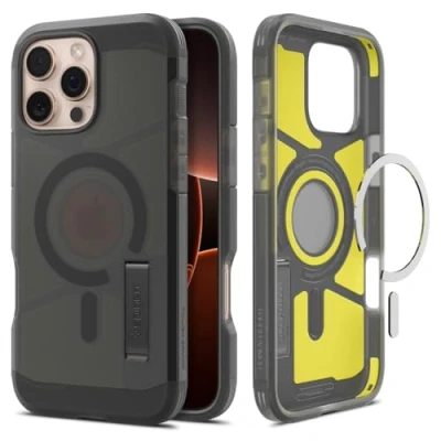 Bild av Spigen Tough Armor (AI) MagFit Skal Kompatibel med iPhone 16 Pro Max Case Fodral Frost Black