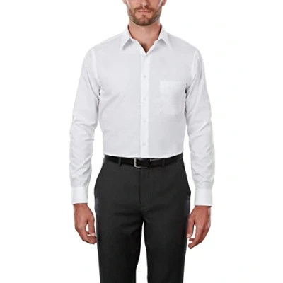 Bild av Van Heusen herrskjortor med hög passform poplin, Vitt