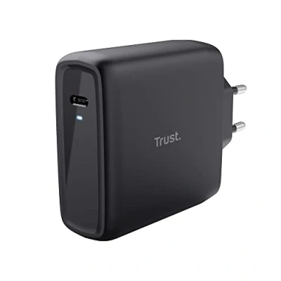 Bild av Trust Maxo 100 W USB C laddare, 75% återvunnet material, snabbladdare med 2 m kabel, nätadapter för iPhone, iPad, Samsung Galaxy, Steam Deck, Smartphones, surfplattor