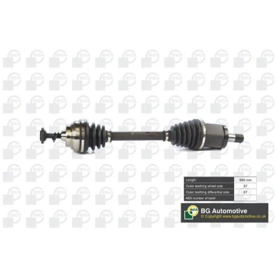 Bild av BGA DS0903L Drivaxel framaxel vänster BMW: 5 Touring, Sedan