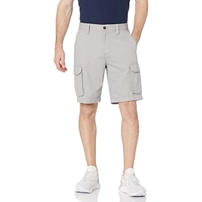 Bild av Amazon Essentials herrshorts med klassisk passform (finns i stora och långa), ljusgrå, 34