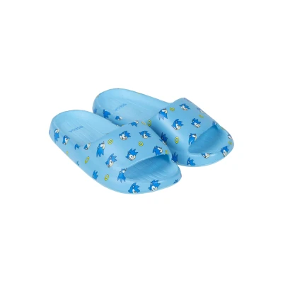 Bild av CERDÁ LIFE&#039;S LITTLE MOMENTS Sonic flip flops för barn blå storlek 32/33 tillverkade av 100% EVA skyffeltofflor soniskt tryck originalprodukt designad i Spanien, Blå, EU
