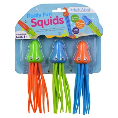 Bild av Splash About Floaty Fun Squid dykleksak 3 pack