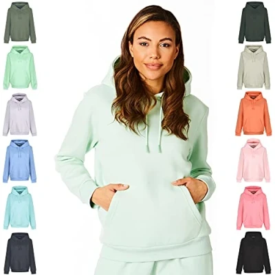 Bild av Light &amp; Shade dam med huva mjuk beröring myskläder huvtröja sweatshirt topp