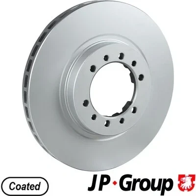 Bild av JP GROUP 3963101600 Disque de frein Essieu avant 277 24 6 ventilé revêtu MITSUBISHI: L200 III Pick up, Pajero 2, Sport 1 SUV