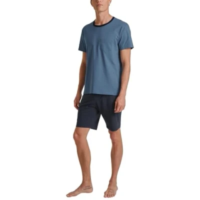Bild av CALIDA Relax Essentials pyjamas kort Coronet Blue, storlek 4648, Koronettblå, 46 48