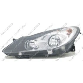 Bild av PRASCO OP0344916 Phares gauche H1, H7 noir avec commande pour correcteur de site projecteur OPEL: Corsa D 3/5 portes