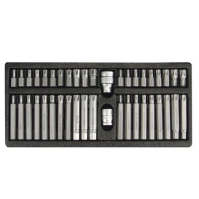 Bild av YATO YT 0420 Kit, caisse / encastrement tournevis (bits) 42