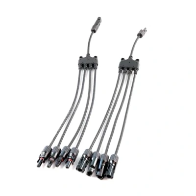 Bild av Offgridtec® 4 vägs grenuttag T kontakt solkontakt inkl. 20 cm 6 mm² kabelförlängning