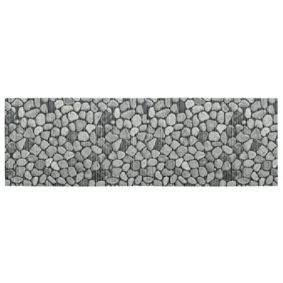 Bild av WENKO Sassi, 65 x 200 cm, badmatta, köksmatta, plast, grå, 0 cm