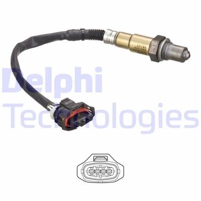Bild av DELPHI ES21208 12B1 Sonde lambda planaire, chauffé OPEL: Mokka / X, Insignia A Sports Tourer, 3/5 portes