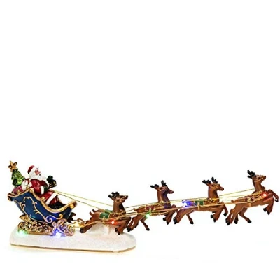 Bild av Konstsmide Julbelysning &quot;Santa in Sleigh with Reindeer&quot;