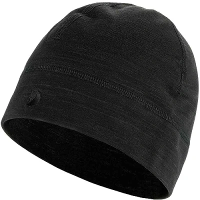 Bild av Fjällräven Svart traditionalbeanie Beanie Keb Fleece Hat Black @ Hatstore
