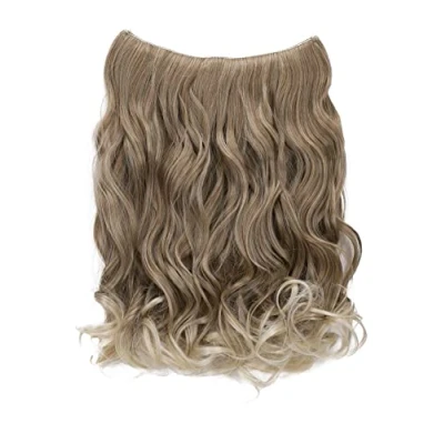 Bild av CAISHA 50cm 1 Inslagsförlängning Med Elastiskt Band Förlängningar Hårförlängning Hårstycke Vågigt Röd Blond Mix E120