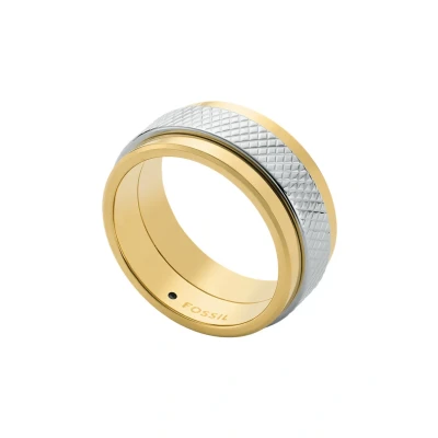 Bild av Fossil KNOX Ringar, Storlek: 64, Silver coloured gold