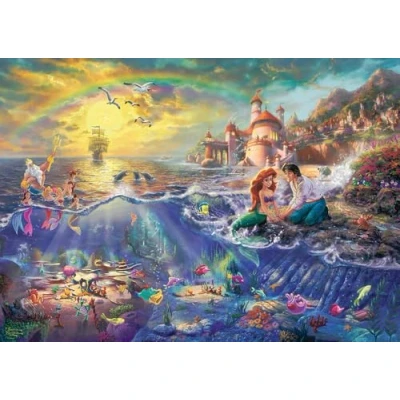 Bild av Schmidt Disney Kleine Zeemeermin Pussel för barn, Storlek: One Size, Multicoloured