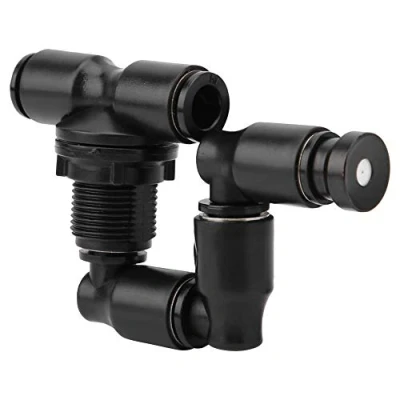 Bild av Bewinner Mist Maker Fogger munstycke, 360 graders justerbart Reptile Sprayer Cooling System for Rainforest Tank, Black