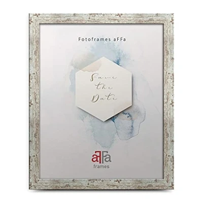 Bild av aFFa frames hekla, bildram MDF fotoram, ramen, fotoram med akrylglas, blekt tall i furu, 50 x 70 cm