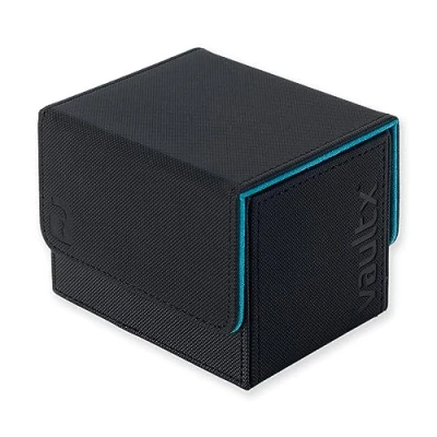 Bild av Vault X Exo Tec sidoladdning däckbox 100+ kapacitet (svart/elektrisk blå)