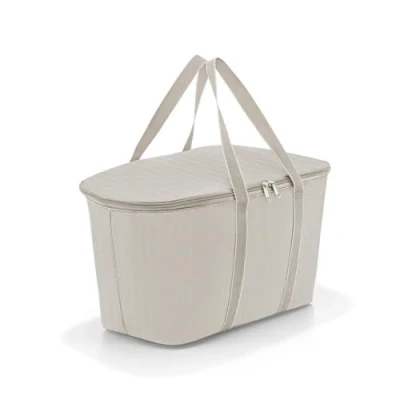 Bild av reisenthel coolerbag fiskben sand kylväska av högkvalitativt polyestertyg perfekt för picknick, shopping och på språng