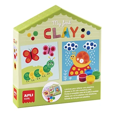 Bild av APLI Kids 18866 My First Clay Set DIY för att komplettera med färgad plasticine