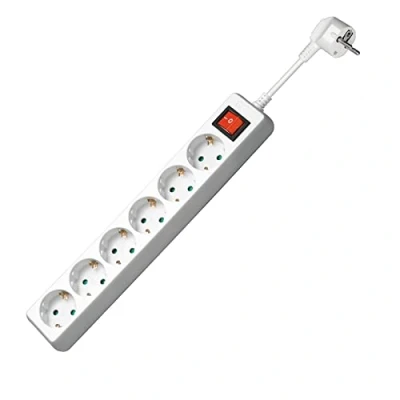 Bild av Pro Power Socket x6 w/Switch 1.5m White