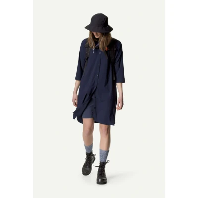 Bild av Houdini Route Shirt Dress Sportklänning, Storlek: XS, Blue illusion