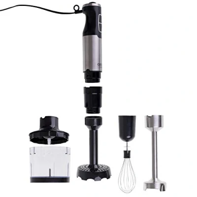 Bild av Set Mixeur Plongeant, Hachoir Multi usages, Fouet, 3 en 1, Acier Inoxydable Camry CR4623 1600W 33950