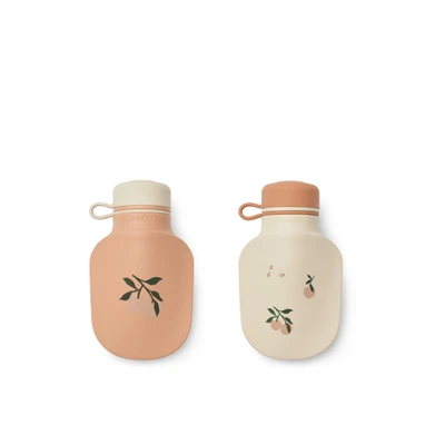 Bild av LIEWOOD Smoothieflaska 2 Pack, Peach/Sea Shell