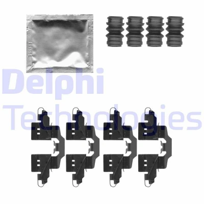 Bild av DELPHI LX0550 Kit d&#039;accessoires, plaquette de frein à disque TOYOTA: Urban Cruiser, Yaris II 3/5 portes, Verso S, SUZUKI: SWIFT 4, SX4 S Cross
