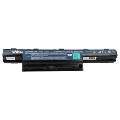 Bild av vhbw Li Ion batteri 6600 mAh (11,1 V) för Notebook Laptop Packard Bell EasyNote TK85, TM81, TM82, TM83, TM85, TM86 som AS10D31, 31CR19/652, BT.00603.11.