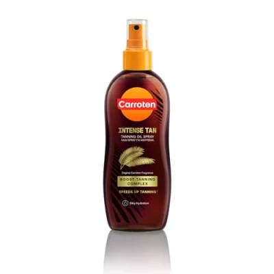 Bild av Carrot Intensive Tanning Oil SPF 0, 70 ml garvning accelerator med morötter och kokosoljor Vegan garvningsolja vitaminer A &amp; E