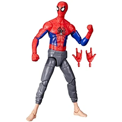 Bild av Spider Man Marvel Legends Series Across The Verse (Part One) 15 cm stor Peter B. Parker figur, 2 tillbehör