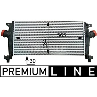 Bild av MAHLE ORIGINAL CI 362 000P Intercooler OPEL: Astra J 5 portes, GTC