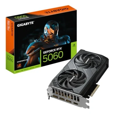 Bild av GIGABYTE GeForce RTX 5060 WindForce 2 8GB GDDR7 RAM Grafikkort