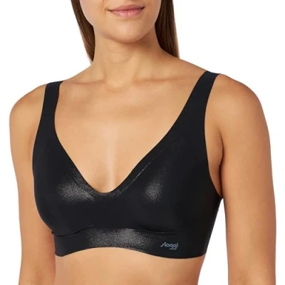 Bild av Sloggi Damer Zero Feel Holiday Bralette EX Top, Black Combination, L, Svart kombination, L